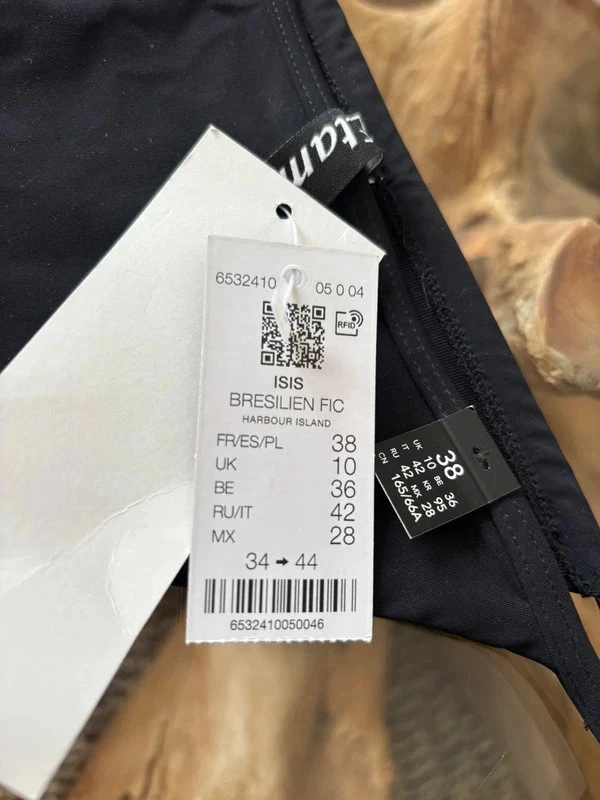 Bas de maillot de bain Etam brésilien noir ficelle 38 – photo 4